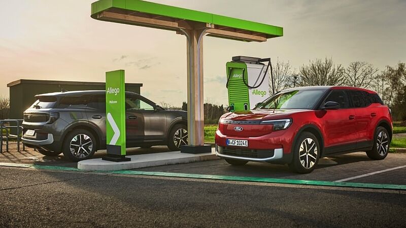 Ford und Ladenetzbetreiber Allego installieren Schnellladepunkte bei europäischen Händlern